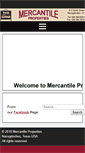 Mobile Screenshot of mercantileproperties.net